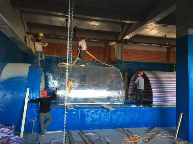 túnel de proxecto acuario acrílico plástico acuario